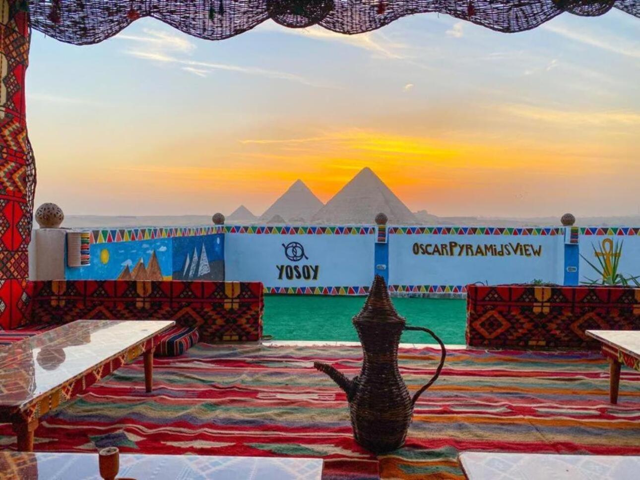 Hotel Oscar Pyramids View Nazlet el-Sîsi Exterior foto